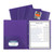 C-Line Two-Pocket Heavyweight Poly Portfolio Folder With Prongs, Purple, 1 Each CLI33969