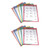 C-Line Reusable Dry Erase Pockets, Primary Colors, 9" X 12", 5 Per Pack, 2 Packs CLI40630-2