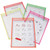 C-Line Reusable Dry Erase Pockets, Neon Colors, 9 X 12, Pack Of 10 CLI40810