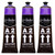 Atelier A2 Heavy Body Lightfast Artist Acrylic, 4 Oz., Dioxazine Purple Hue, Pack Of 3 CRM693-3