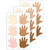 Creative Multicultural Hands 6" Designer Cut-Outs, 36 Per Pack, 3 Packs CTP10593-3