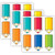 Creative Core Decor Colorful Doodle Pencils 6 Inch Designer Cut-Outs, 72 Per Pack, 3 Packs CTP10902-3