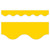 Creative Core Decor Yellow Wavy Ez Border, Bulletin Board Border, 48 Feet CTP11065