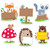 Creative Woodland Friends 6" Designer Cut-Outs, 36/Pack CTP6099