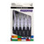 Daler-Rowney Graduate Metal Palette Knife Set, Assorted Shapes, 6 Pieces DRWD803123001