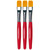 Da Primo Preschool Brush, Synthetic, Tempera, Flat, Series 354R, Size 12, Pack Of 3 DVXVA354R0-3
