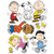 Eureka Peanuts Classic Characters Window Clings, 1 Sheet EU-836011