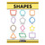 Eureka Crayola Shapes Chart, 17" X 22" EU-837555