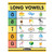 Eureka Crayola Long Vowels Chart, 17" X 22" EU-837557