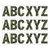 Eureka Classic Camo 7" Deco Letters, 129 Per Pack, 3 Packs EU-850004-3