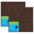 Flipside Dark Cork Tiles, 12" X 12", 4 Per Pack, 2 Packs FLP12058-2