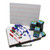 Flipside Two-Sided Dry Erase Boards, Red & Blue Ruled/Plain, 9" X 12", With Colored Pens & Student Erasers, Class Pack 12 FLP21134