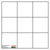 Geyer Botley Bot Grid Mat, 9" Squares, 27" X 27" GYR199470