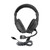 Hamiltonbuhl Worksmart Plus Deluxe Headset - Usb With Boom Gooseneck Microphone, Padded Headband Leatherette Ear Cushions HECWSP2BK