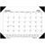 House Recycled Monthly Desk Pad Calendar Economy 18-1/2 X 13 Inches HOD012402