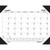 House Monthly Academic Calendar Economy Desk Pad, 17 Months (Aug-Dec), 22" X 17" HOD12802