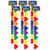 Hygloss Multi-Color Hearts Border, 36 Feet Per Pack, 6 Packs HYG33626-6