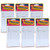 Hygloss Bright Library Cards, White, 50 Per Pack, 6 Packs HYG61435-6