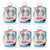Maxell Budget Stereo Earbuds, White, Pack Of 6 MAX190599-6