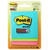 Post-It Super Sticky Notes, 3" X 3", Marrakesh Collection, 3 Pads/Pack MMM3321SSAN