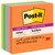 Post-It Super Sticky Notes, 3 In X 3 In, Energy Boost Collection, 5 Pads/Pack MMM6545SSUC