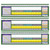 North Modern Cursive Intermediate Desk Plates, 19" X 5", 36 Per Pack, 3 Packs NST9006-3