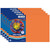 Tru-Ray Construction Paper, Heavyweight, Electric Orange, 12" X 18", 50 Sheets Per Pack, 5 Packs PAC103405-5