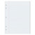 Pacon Composition Paper, White, 5-Hole Punched, Red Margin, 3/8" Ruled, 8" X 10-1/2", 500 Sheets PAC2441
