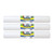 Prang Art & Easel Roll, White, 18" X 50', 3 Rolls PAC4772-3