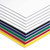 Ucreate Foam Board, 6 Assorted Colors, 20" X 30", 10 Sheets PAC5554