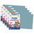 Prang Construction Paper, Medium Weight, Sky Blue, 12" X 18", 50 Sheets Per Pack, 5 Packs PAC7607-5