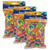 Creativity Pony Beads, Assorted Neon, 6 Mm X 9 Mm, 1000 Per Pack, 3 Packs PACAC3553-3
