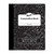 Pacon Composition Book, Black Marble, 9/32" Ruled W/ Margin, 9-3/4" X 7-1/2", 100 Sheets PACMMK37106