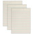 Zaner-Bloser Newsprint Handwriting Paper, Dotted Midline, Grade 2, 1/2" X 1/4" X 1/4" Ruled Short, 8" X 10-1/2", 500 Sheets Per Pack, 3 Packs PACZP2613-3