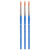 Princeton Select Artiste Round Brush, Synthetic Bristles, Short Handle Mixed Media Paintbrush, Jewel Blue, Size 8, Pack Of 3 PBXP3750R8-3