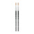 Princeton Aqua Elite Round Brush, Synthetic Bristles, Short Handle Watercolor Paintbrush, Matte Black, Size 6, Pack Of 2 PBXP4850R6-2