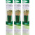 Princeton Realvalue Brush Set, Camel Bristles, Short Handle Mixed Media Paintbrush, Green, 4 Per Set, 3 Sets PBXPR9110-3