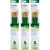 Princeton Realvalue Brush Set, Natural Bristles, Long Handle Mixed Media Paintbrush, Green, 4 Per Set, 3 Sets PBXPR9118-3