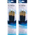 Princeton Realvalue Brush Set, White Taklon Bristles, Short Handle Mixed Media Paintbrush, Dark Blue, 5 Per Set, 2 Sets PBXPR9136-2