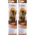 Princeton Realvalue Brush Set, Gold Taklon Bristles, Short Handle Mixed Media Paintbrush, Brown, 4 Per Set, 2 Sets PBXPR9146-2