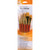 Princeton Realvalue Brush Set, Gold Taklon Bristles, Short Handle Mixed Media Paintbrush, Orange, 6 Pieces PBXPR9153