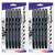 Pentel Pointliner Pen, Assorted Sizes, Black Pigment Ink, 5 Per Set, 2 Sets PTAS20PBP5A-2