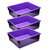 Romanoff Double Stowaway Tray Only, Purple, Pack Of 3 ROM13106-3