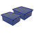 Romanoff Stowaway 5" Letter Box With Lid, Blue, Pack Of 2 ROM16004-2