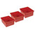 Romanoff Stowaway 5" Letter Box No Lid, Red, Pack Of 3 ROM16102-3
