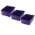 Romanoff Stowaway 5" Letter Box No Lid, Purple, Pack Of 3 ROM16106-3