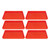 Romanoff Creativitray Finger Paint Tray, Red, Pack Of 6 ROM36902-6