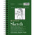 Strathmore 400 Series Sketch Pad, Recycled, Side Wire Binding, 100 Sheet, 5.5X8.5 Inch, 1 Count STTP457506