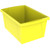 Storex Medium Classroom Storage Bin, Yellow STX61484U06C