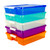 Storex Stack & Store Box Craft Organizer, Assorted Colors, 5-Pack STX63202U05C